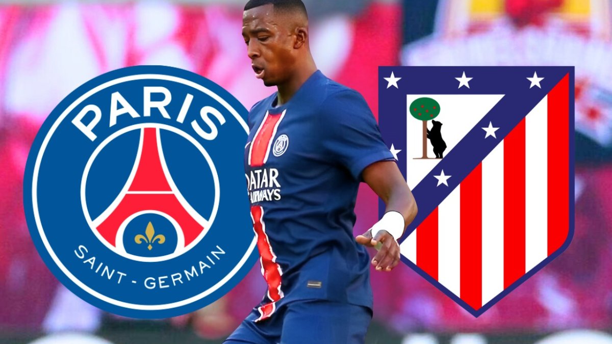 PSG vs Atlético de Madrid con William Pacho por Champions League.