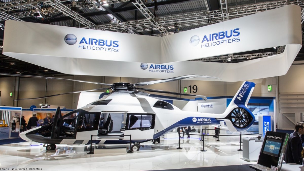 Transporte. Uno de los helicópteros de la marca Airbus.
