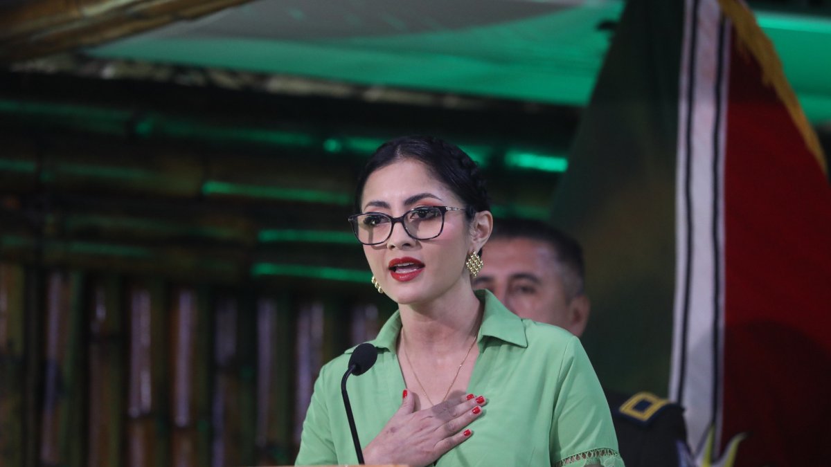 La presidenta de la Asamblea Nacional, Viviana Veloz.