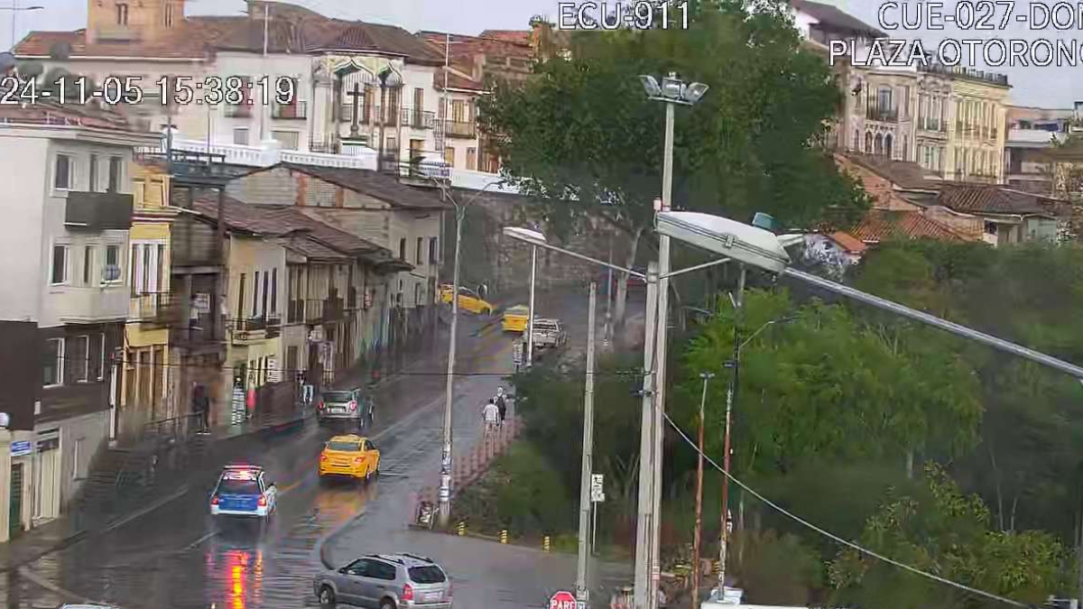 Así lucen algunas calles de Cuenca tras el temporal.