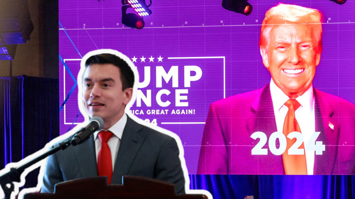 Daniel Noboa extiende sus felicitaciones a Donald Trump.