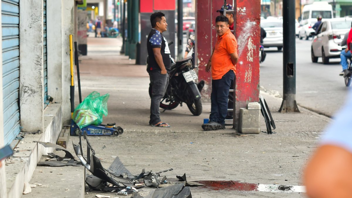 El hecho ocurrió en la intersección de la avenida Quito y Manabi.