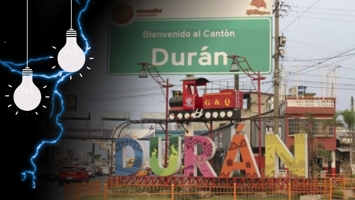 La población de Durán se ha visto afectada por los cortes de luz desde el mes de septiembre.