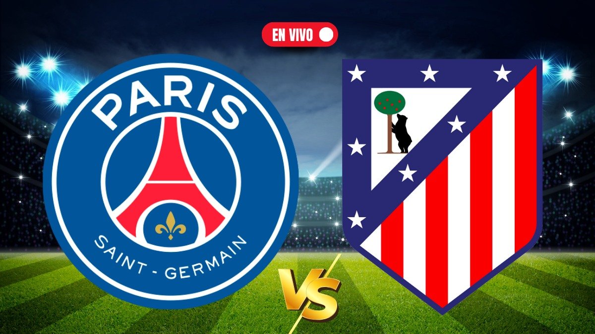 PSG de William Pacho ante el Atlético de Madrid en la Champions.