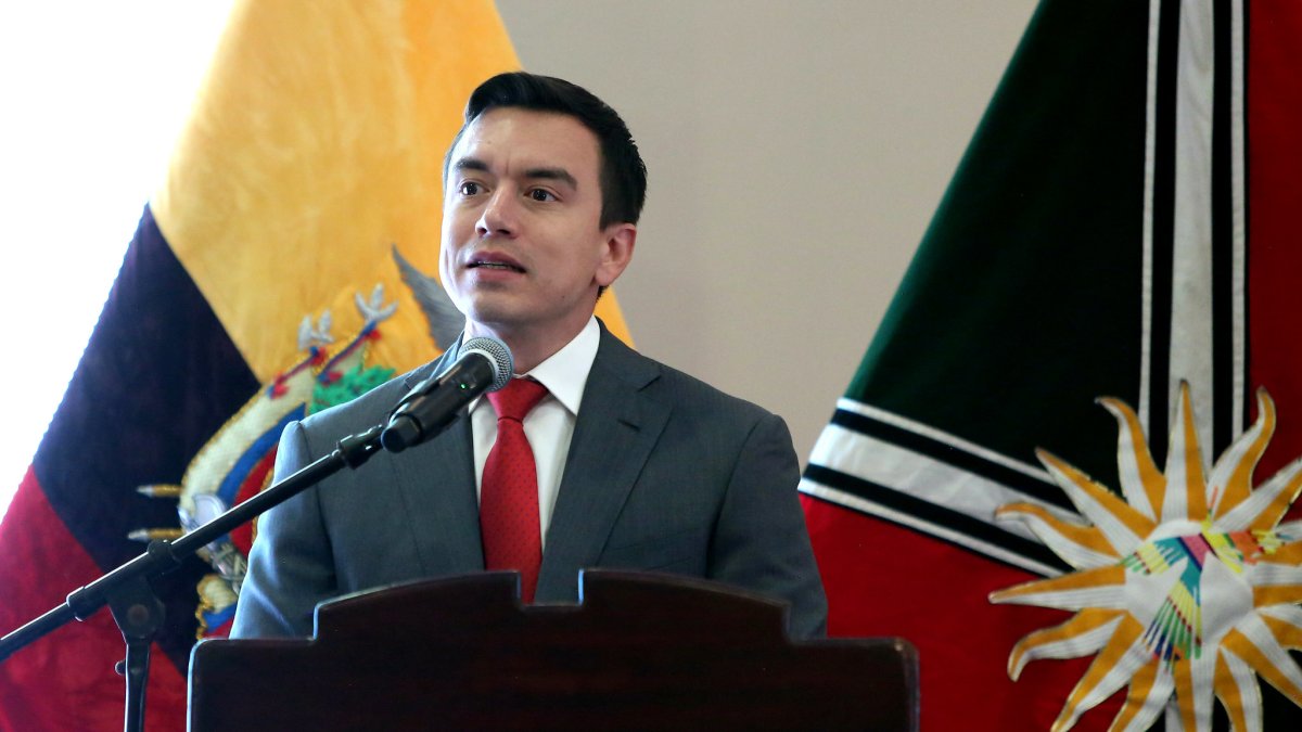 El presidente Daniel Noboa se refirió a la comisión ocasional.