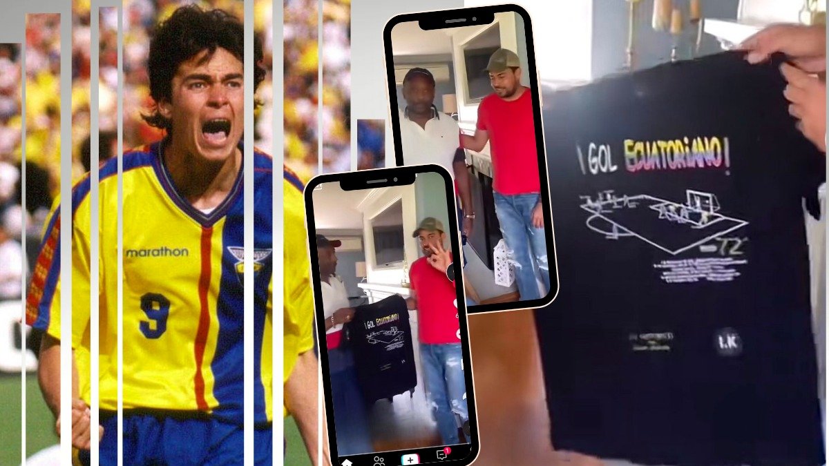 Iván Kaviedes y su agradecimiento a su entrenador Duker Cuero.