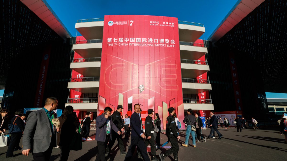 Feria. La inauguración de la séptima edición de la Exposición Internacional de Importaciones de China (CIIE).