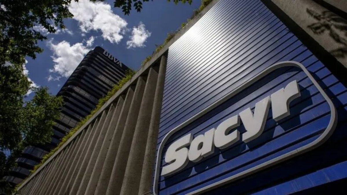 Empresa. El logo de la multinacional española Sacyr