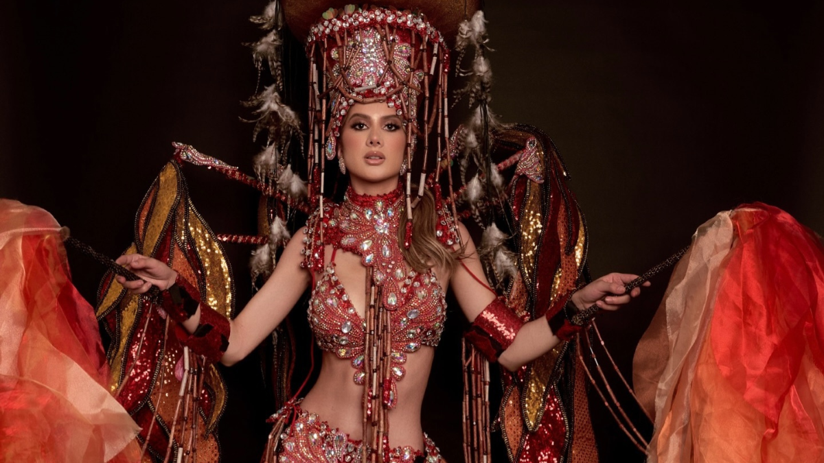 La concursante representó una leyenda ecuatoriana a través de su vestimenta.