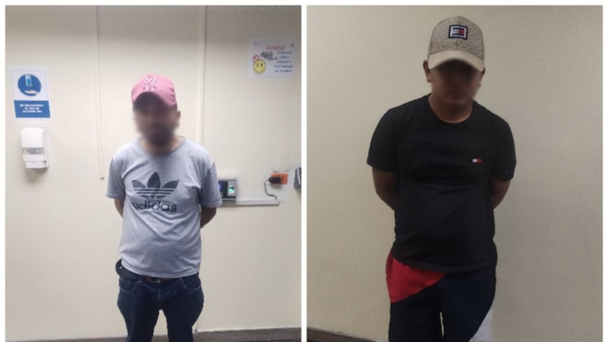 Uno de los detenidos es de nacionalidad colombiana.