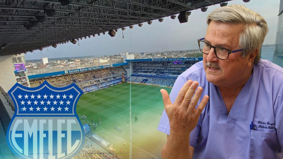 Roberto Gilbert ha comenzado hablar con los directivos del banco con cual Emelec, tiene una deuda grande.