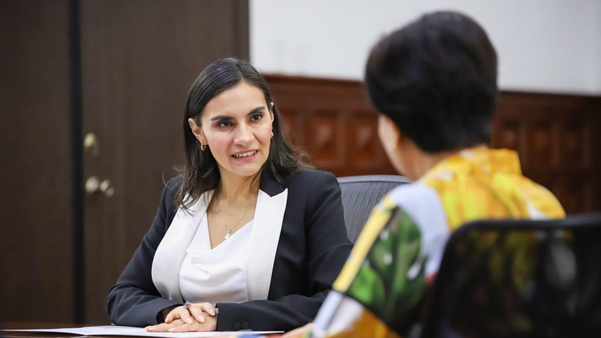 Vicepresidenta del Ecuador, Verónica Abad, en una actividad oficial.