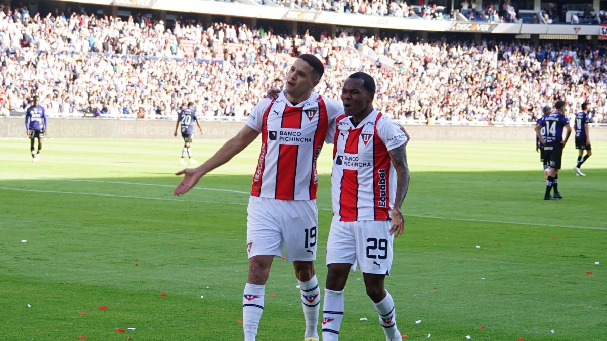 Liga de Quito se impuso 2-1 a Independiente del Valle en el estadio Rodrigo Paz Delgado