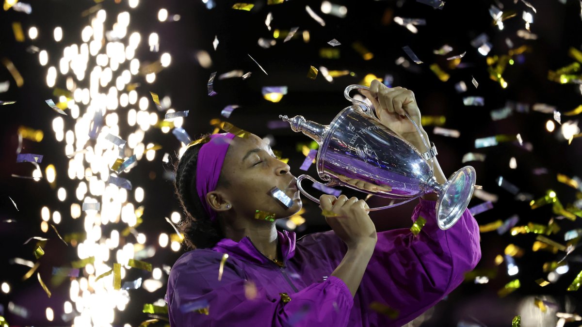 La # 3 del mundo solo perdió dos partidos desde el USOpen y recientemente ganó su segundo título WTA 1000 antes de coronarse como maestra.