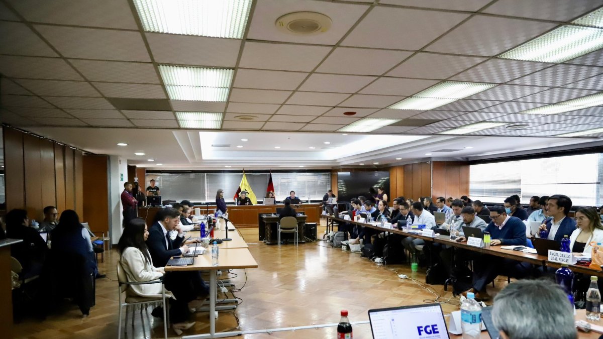 En la Corte Nacional y con la presencia del fiscal general del Estado (s), Wilson Toainga–, se instala el decimoséptimo día de audiencia de juicio contra 21 procesados por delincuencia organizada