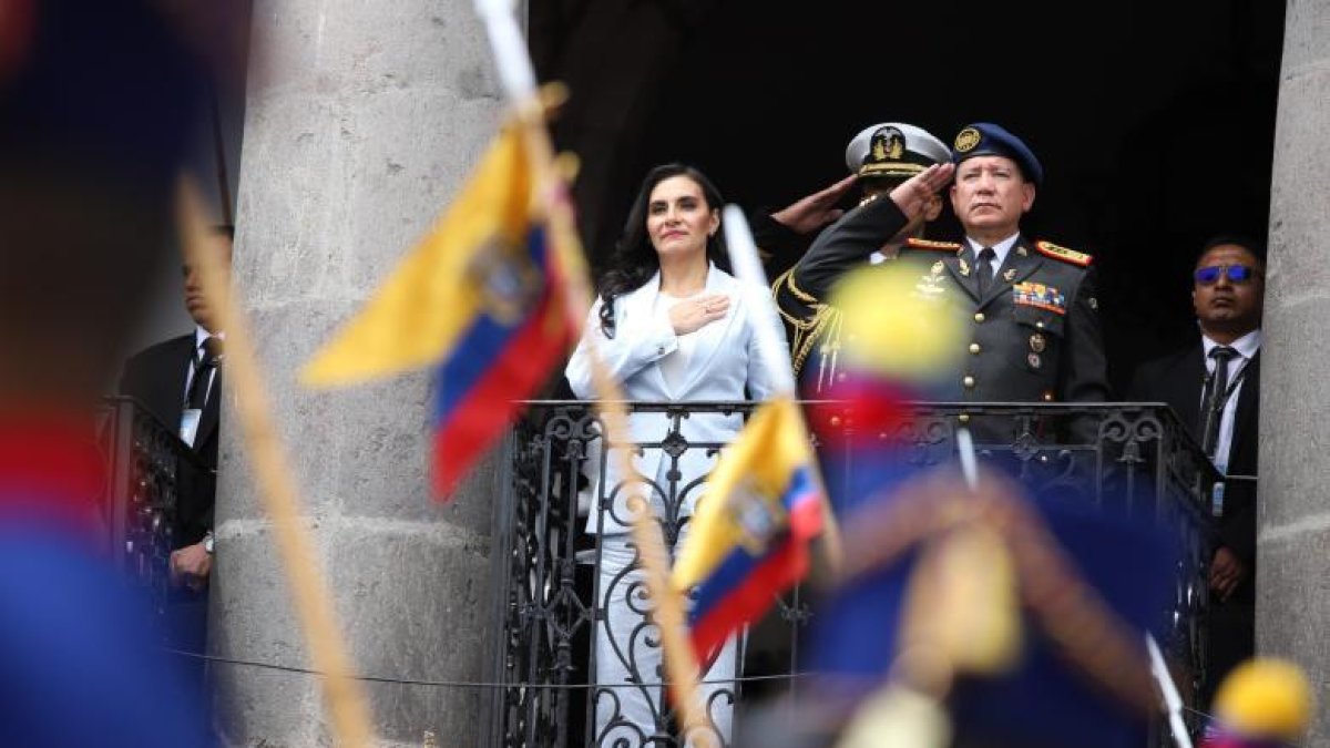 La nueva vicepresidenta encargada, Sariha Moya, ya cuenta con seguridad presidencial.