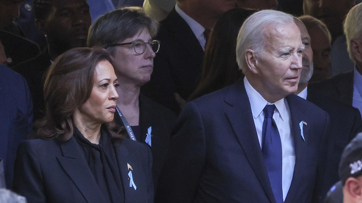 Fotografía de archivo del presidente de Estados Unidos, Joe Biden, y la vicepresidenta, Kamala Harris.