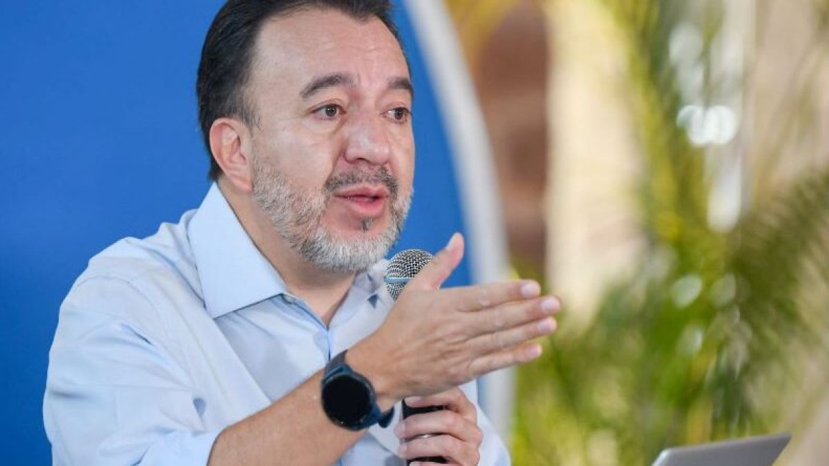 El alcalde Pabel Muñoz durante el programa Frecuencia Quiteña de este 11 de noviembre de 2024.