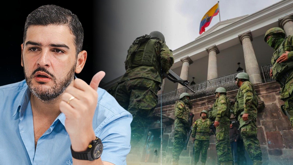 Pronunciamiento. El alcalde se refirió a una publicación de las Fuerzas Armadas.