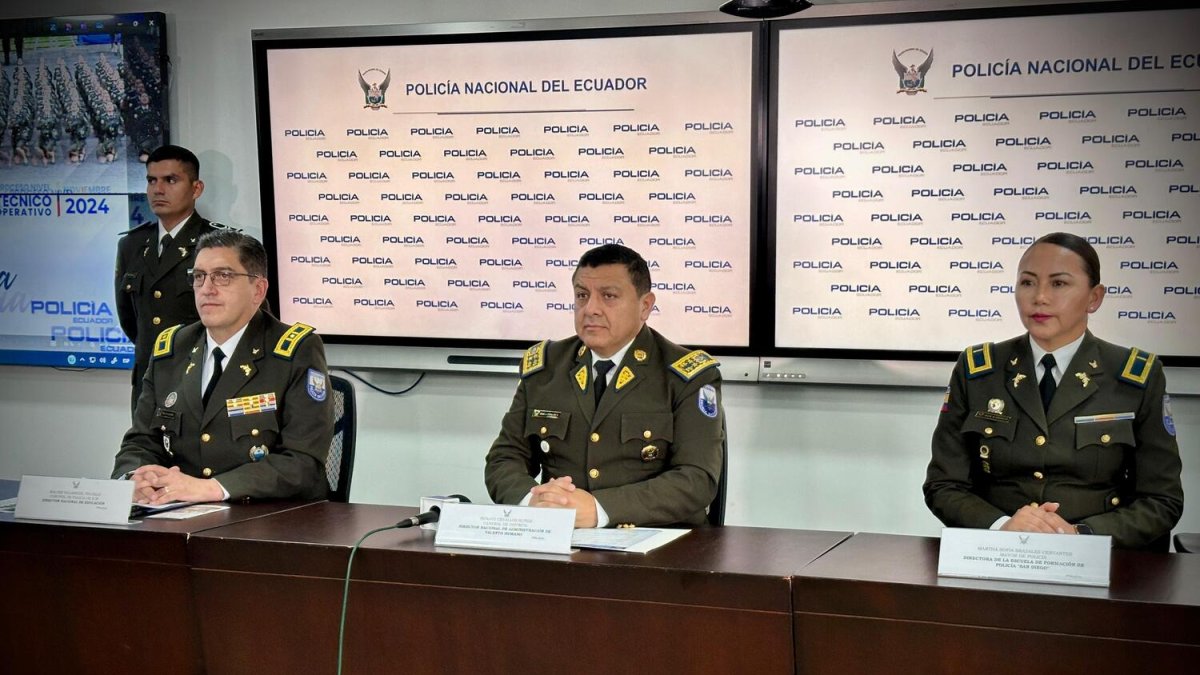 La Policía presentó el 8 de noviembre el proceso de reclutamiento noviembre 2024.