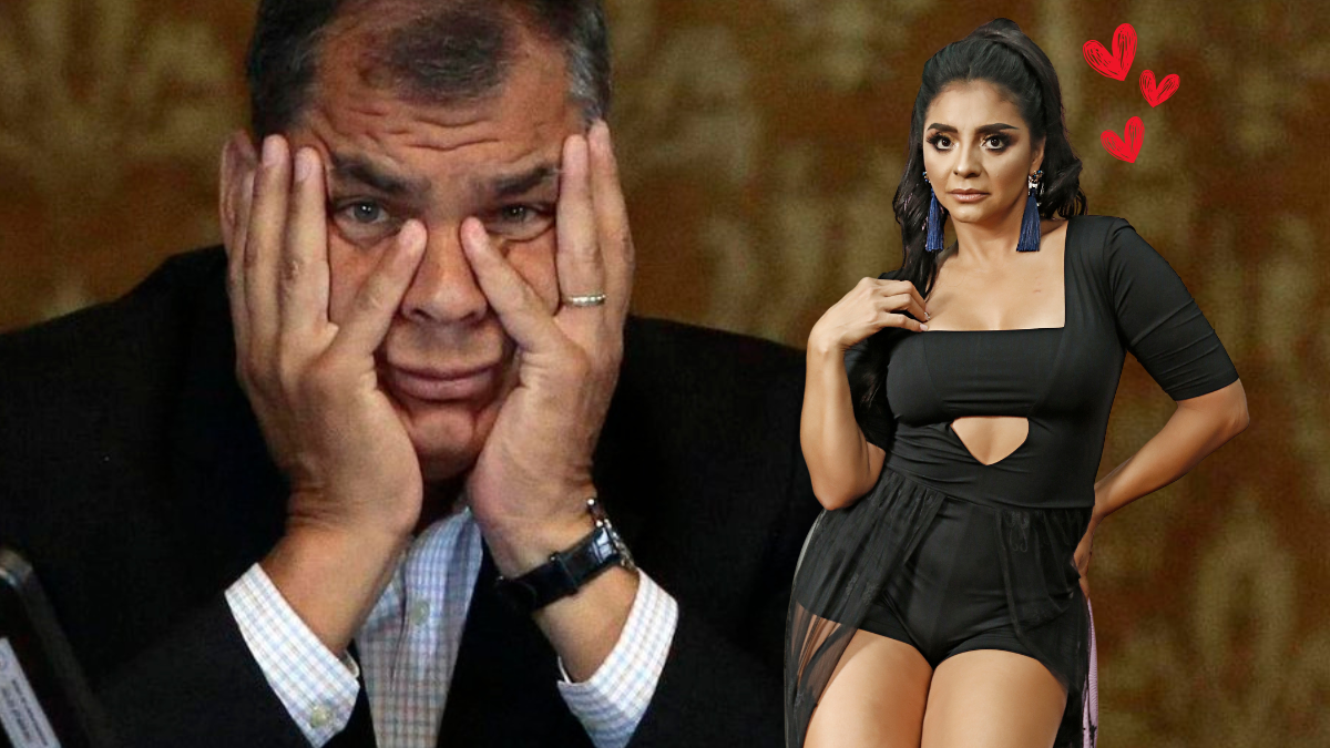 La actriz entre risas realizó una picante confesión con el expresidente de Ecuador.