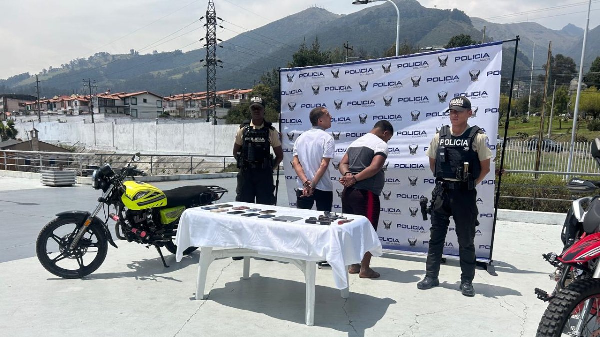 Los aprehendidos son de nacionalidad venezolana y tienen 28 y 31 años.