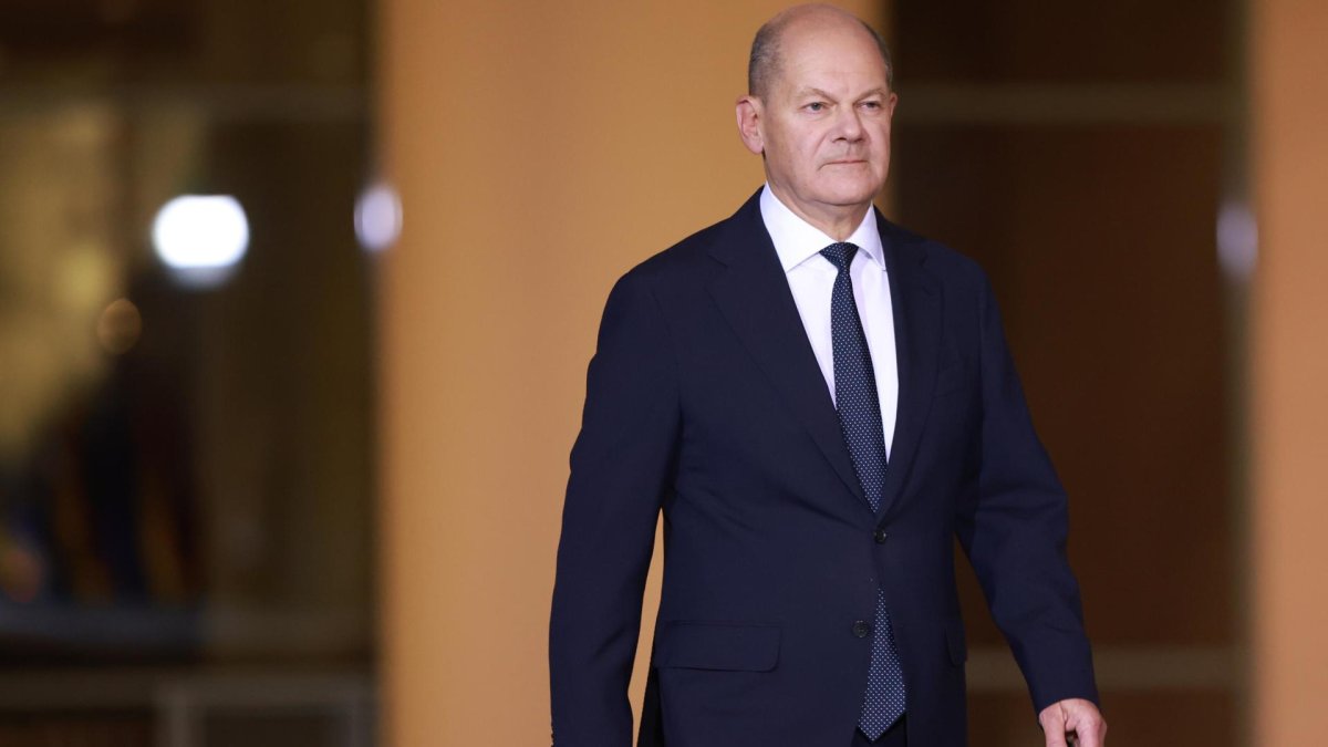 El canciller alemán Olaf Scholz.