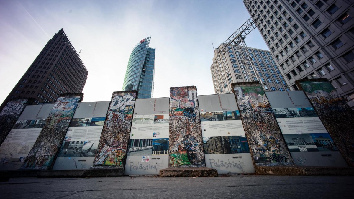 Imagen de la plaza Potsdamer en Berlín, Alemania.