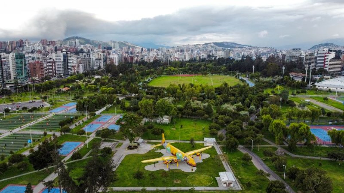 Cerca de 100.000 visitantes llegan los fines de semana al parque La Carolina.