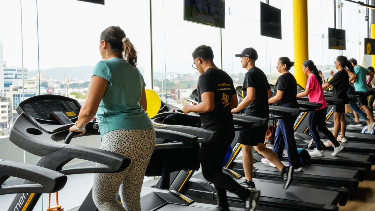 Local. El gimnasio Smart Fit que se inauguró en el Mall de Sol.