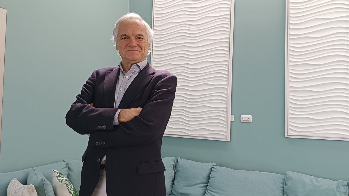 Miguel Garrido, presidente de la Confederación Empresarial de Madrid, participa en el encuentro de empresarios que se realiza en Cuenca.