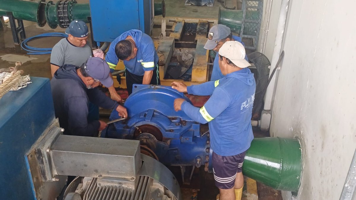 Un daño en la estación de bombeo ha provocado que el cantón se quede sin el servicio básico.