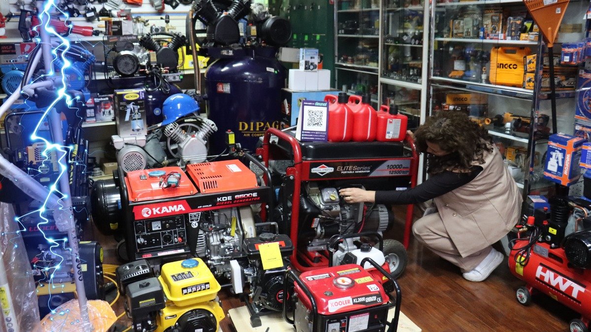 La compra de generadores eléctricos ha aumentado desde el inicio de los apagones diarios.