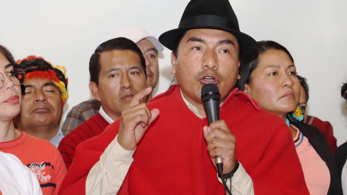 Leonidas Iza dijo que la CONAIE se unirá a las movilizaciones del FUT este 15 de noviembre de 2024.