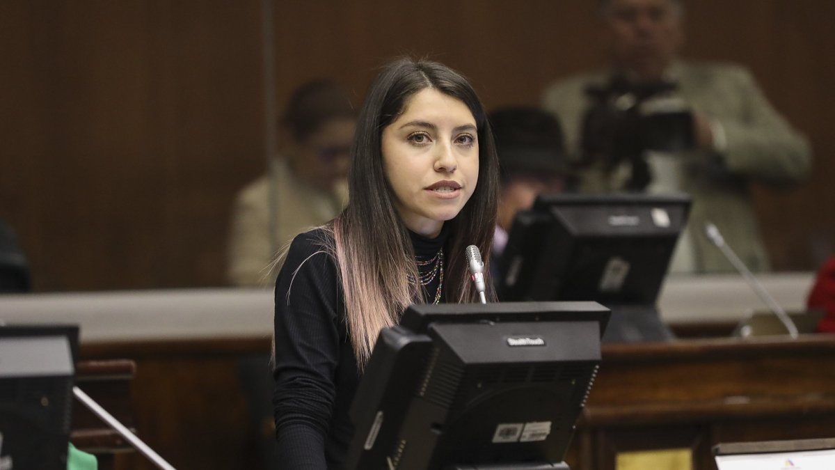 La legisladora de la Revolución Ciudadana, Jahiren Noriega.