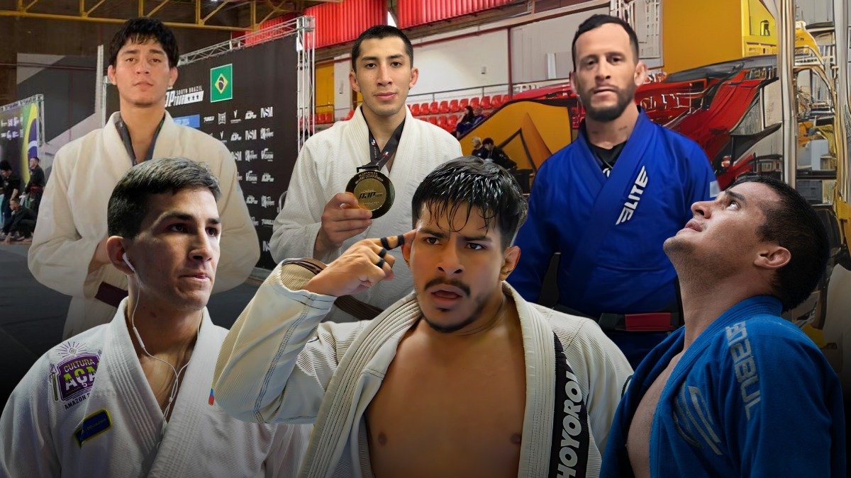 Delegación ecuatoriana en el Jiu Jitsu World Pro.