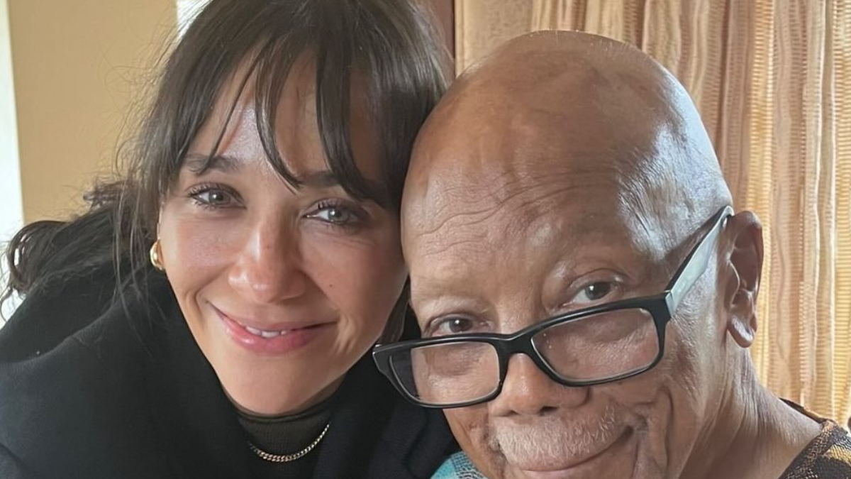 El productor musical junto a su hija Rashida.