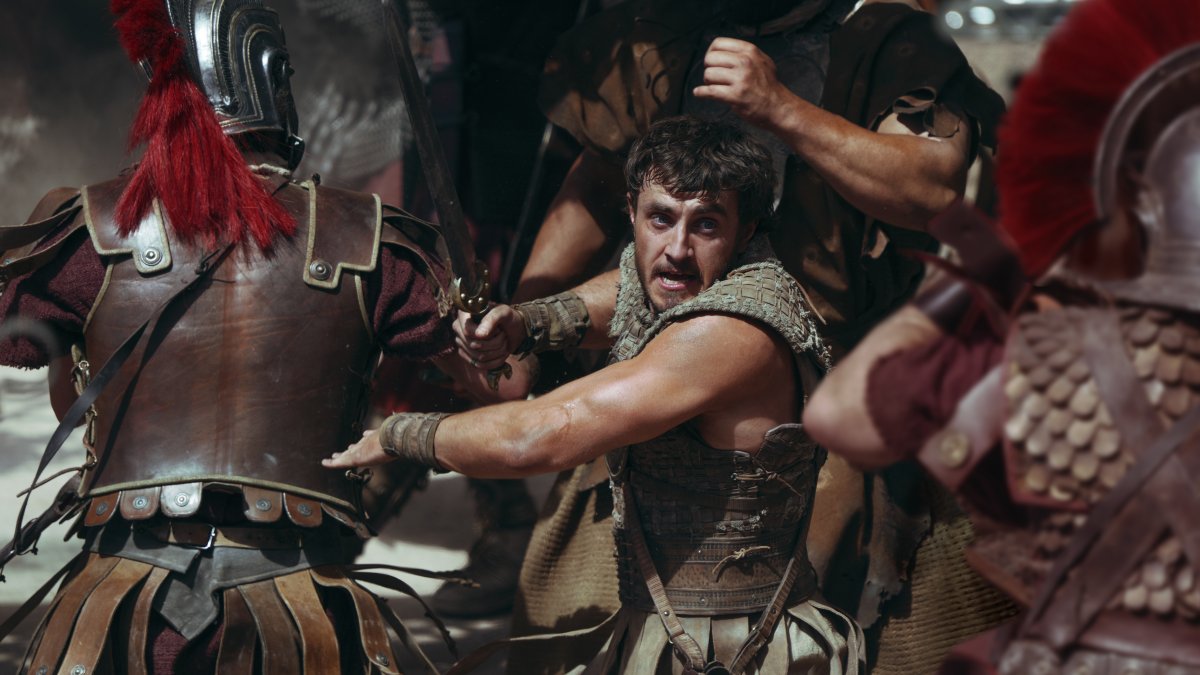 Paul Mescal interpreta a Lucius en Gladiador II