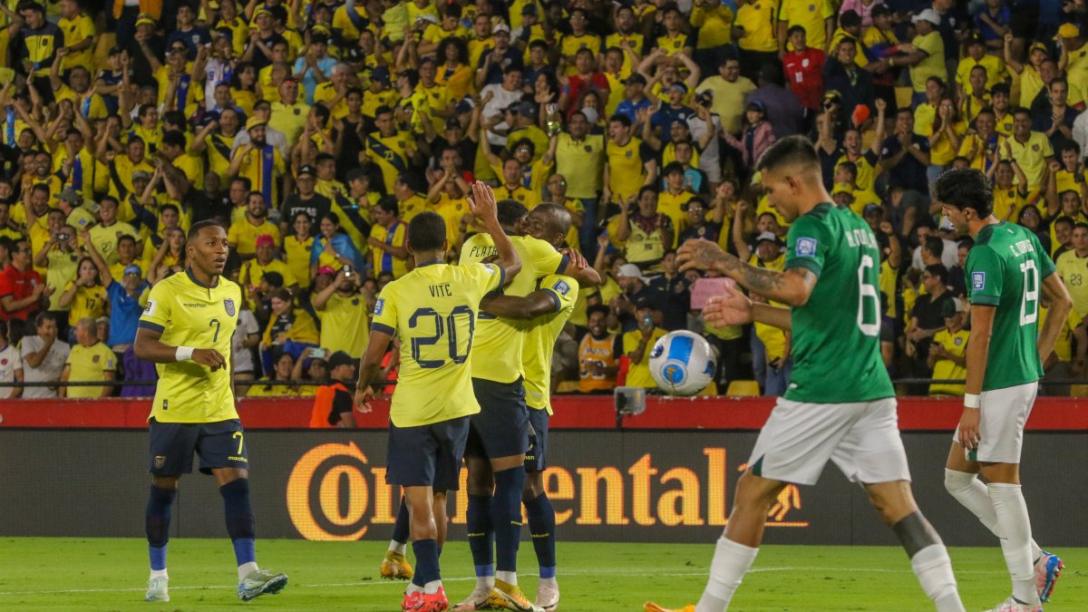 Ecuador se dio un festín en el Monumental y derro´tó 4-0 a Bolivia.