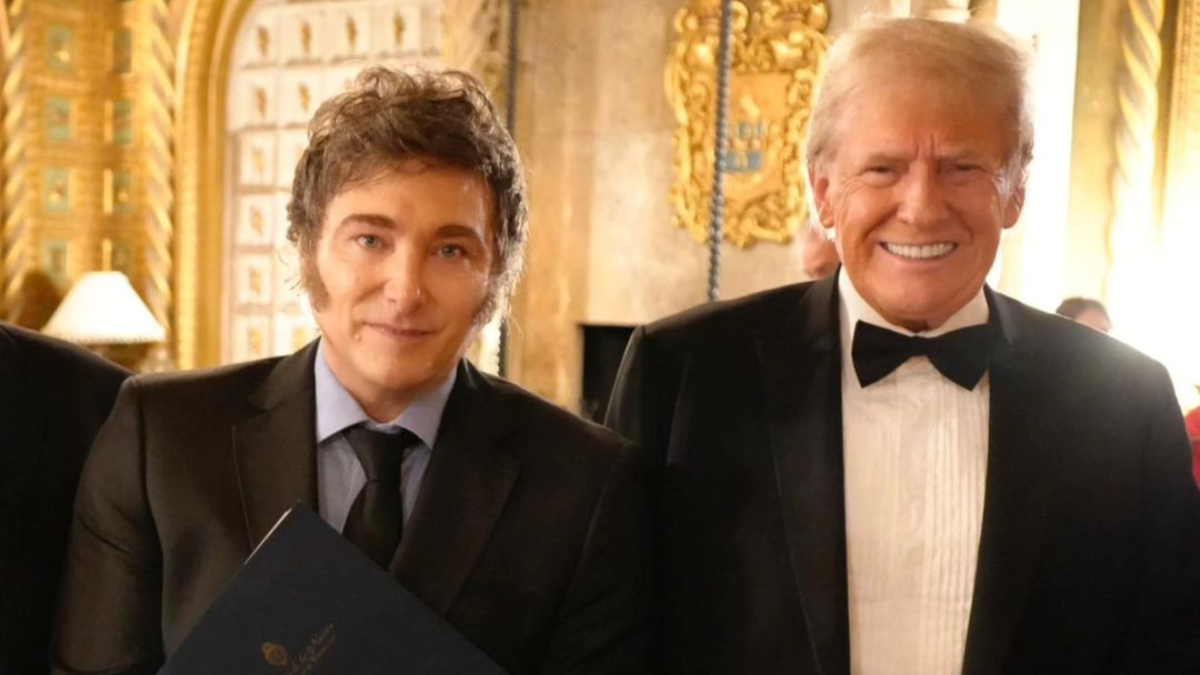 El presidente de Argentina, Javier Milei, asisitió a un evento exclusivo del presidente electo de Estados Unidos, Donald Trump.