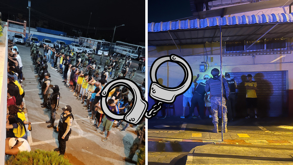 65 personas fueron detenidas en Durán entre el 14 y 15 de noviembre.