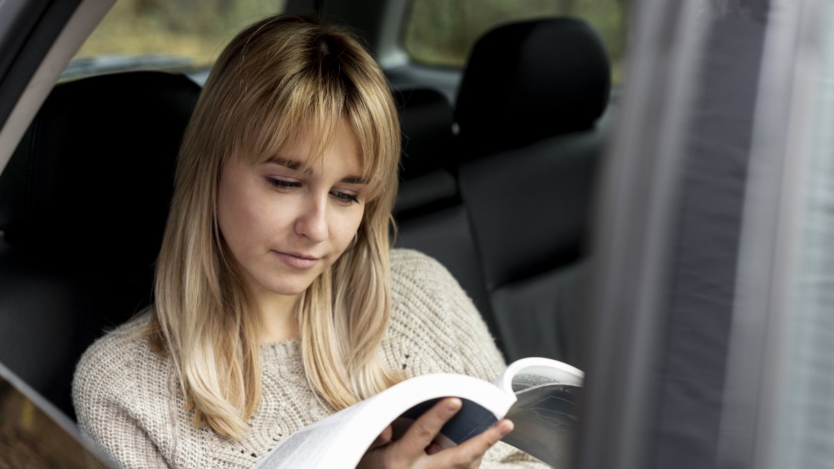 Para algunos, leer dentro del carro puede ser un desacierto