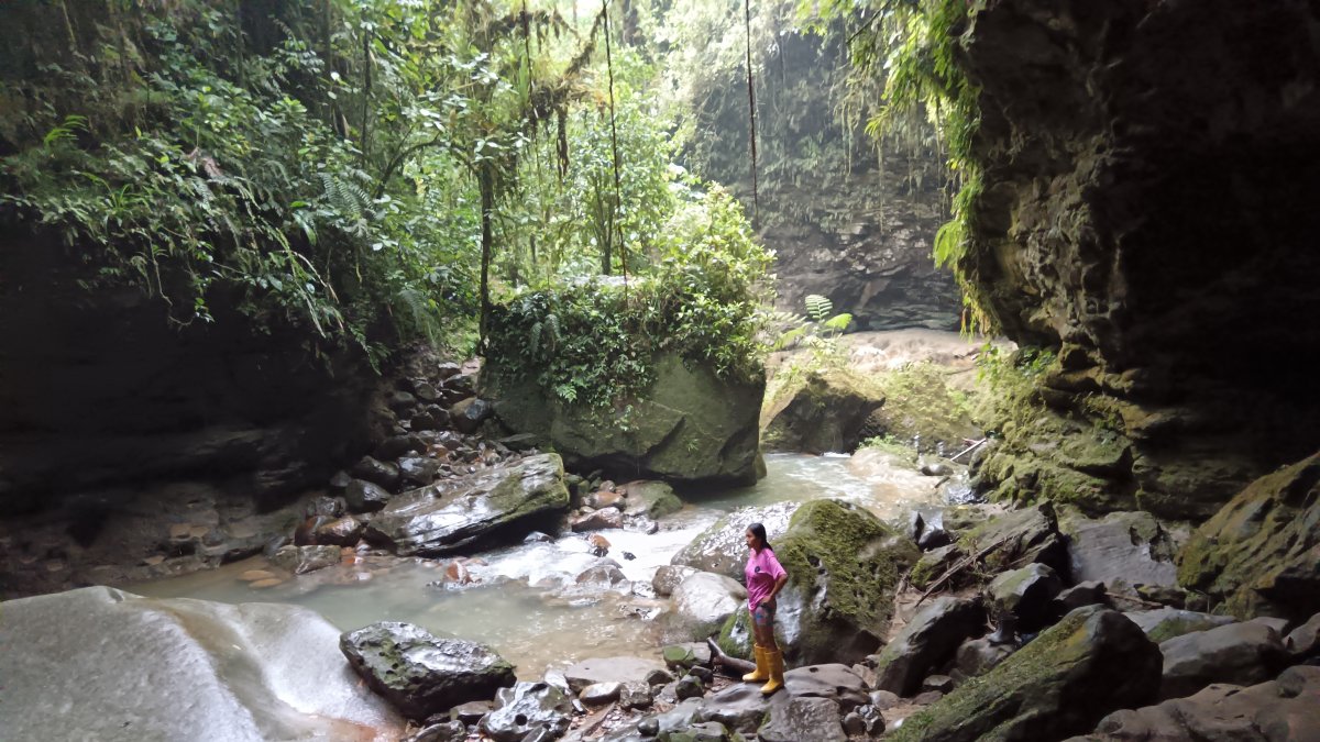 Panorama. El Geoparque ha sobrevivido gracias a las mingas y las actividades ambientales de la comunidad.