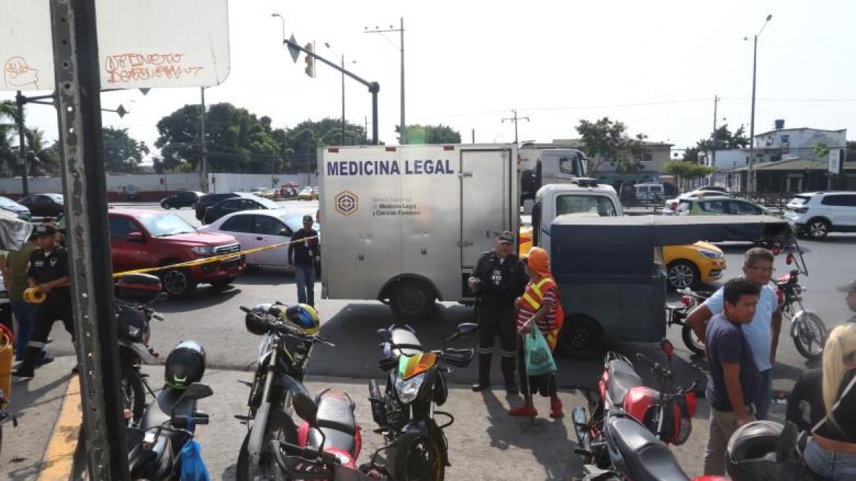 La balacera se registró en la Pradera 2, sur de Guayaquil.ALEX LIMA.