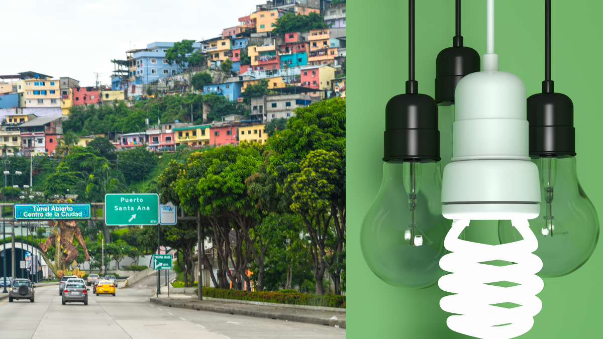 Los cortes de luz en Guayaquil se diferencian, según la zona.