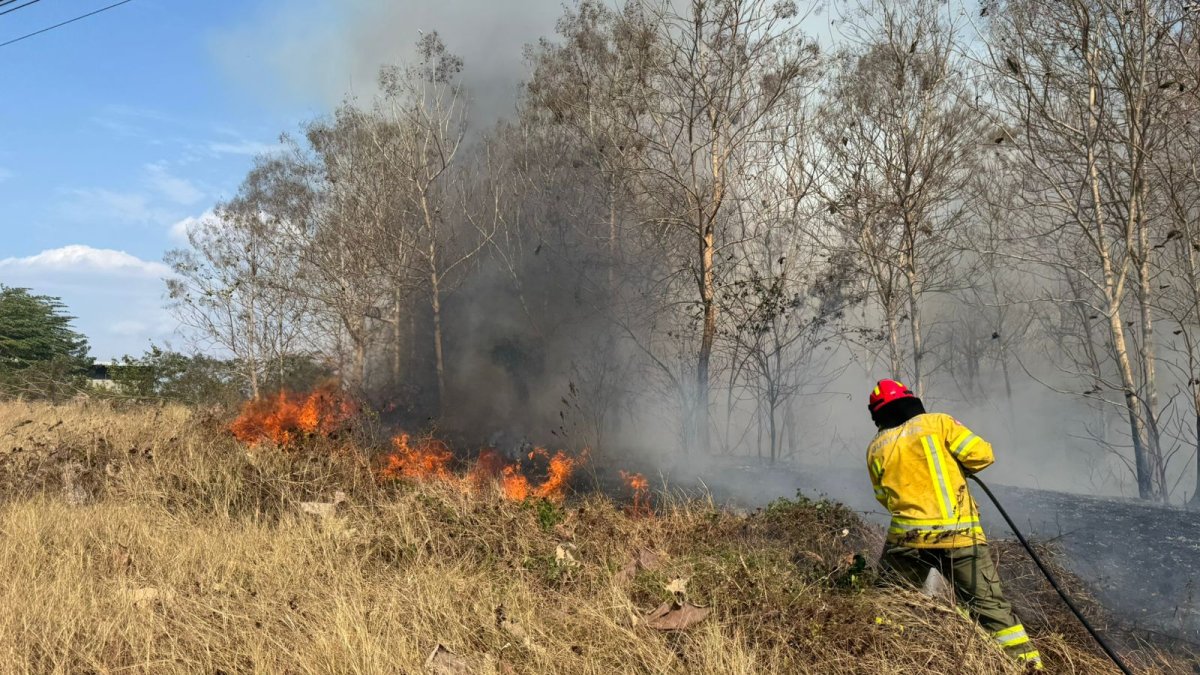 Bomberos de Guayaquil han combatido incendios constantes.