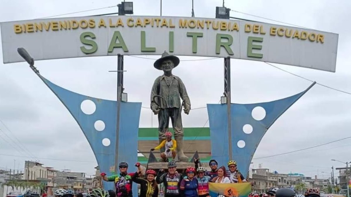 La deportistas y la alegría de la meta alcanzada en la capital montubia.