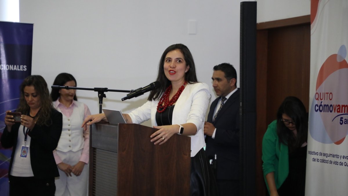 Resultados. Según Daniela Chacón, Quito no llega a cifras de prepandemia.