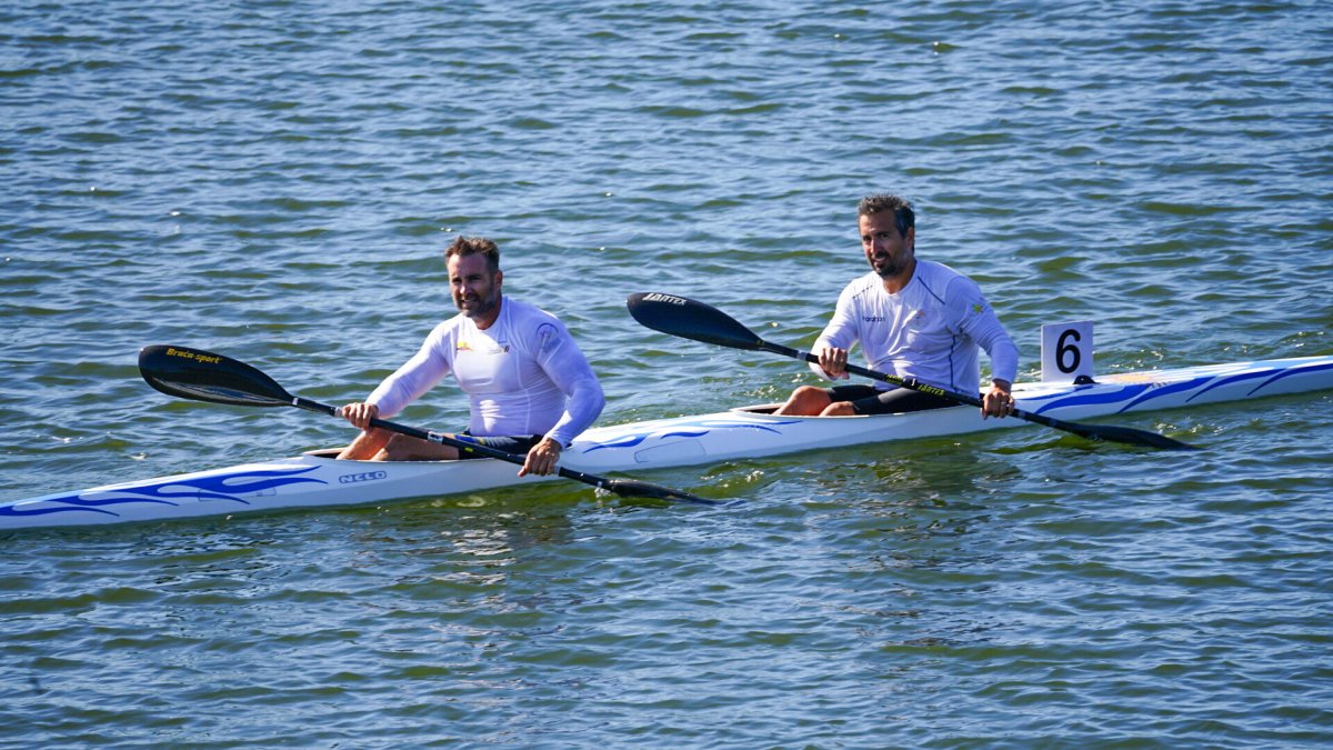 Los hermanos César y Sebastián De Cesare compitieron en Uruguay.