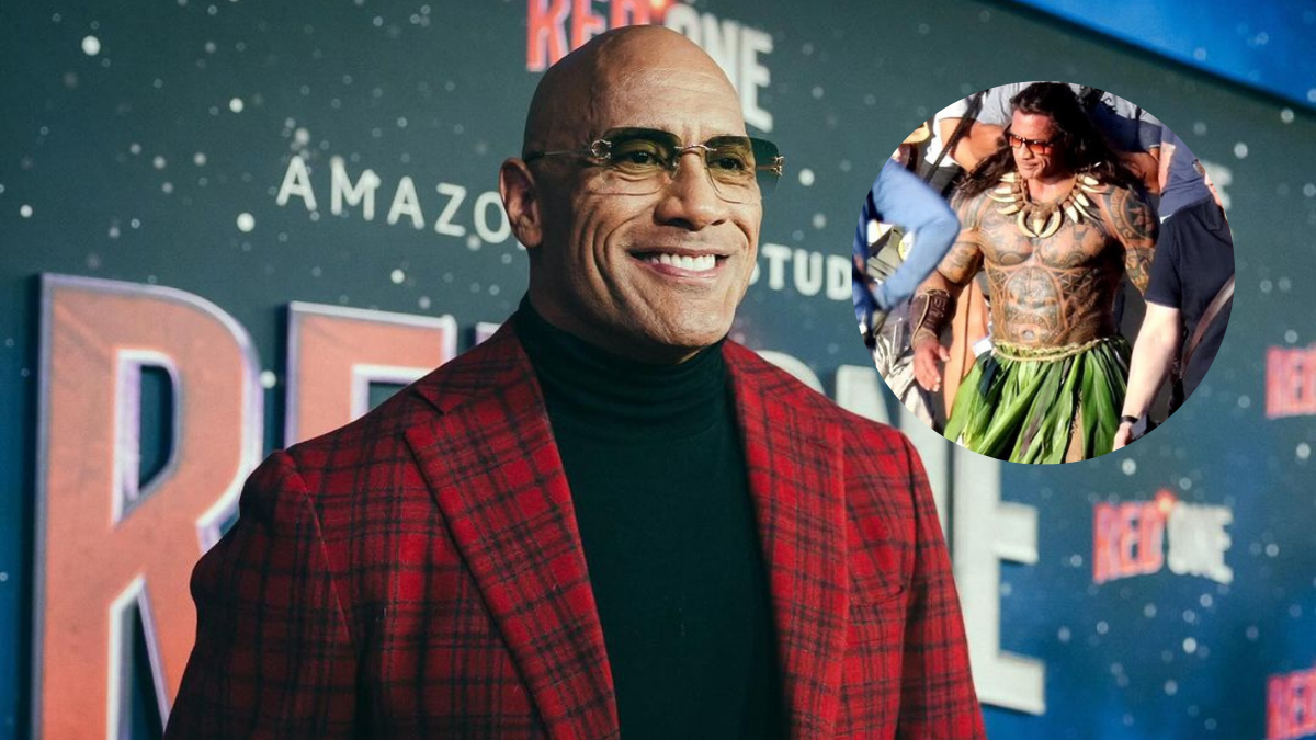 Dwayne Jhonson en su primer vistazo como Maui